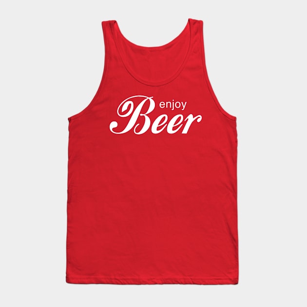 enjoy Beer Tank Top by WMKDesign